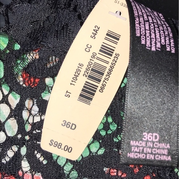 NWT Victoria's Secret Scandalous Garter Lingerie Straps Corset Lace Mesh 36B - Picture 11 of 11